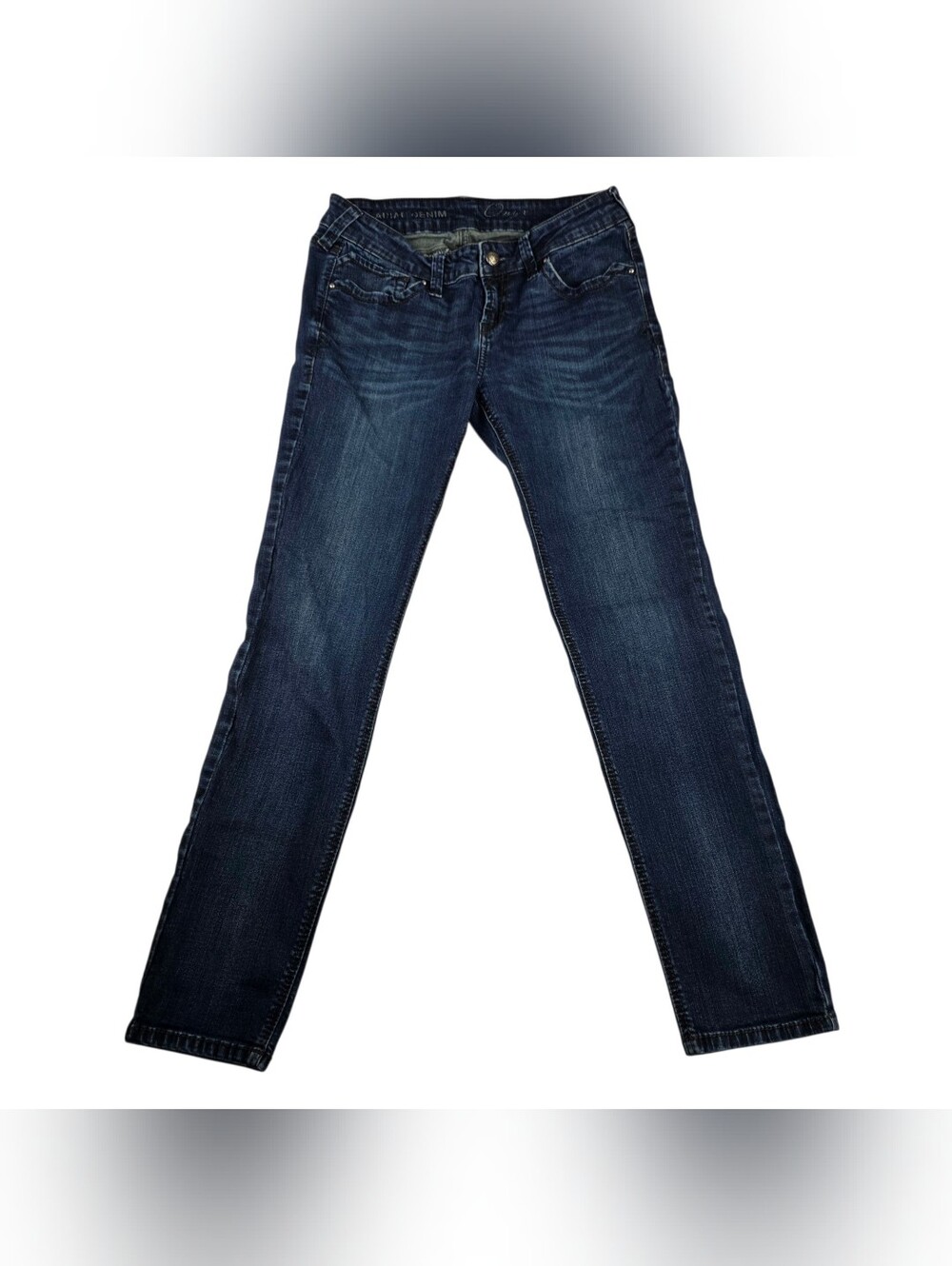 Ariat Onyx Jeans Womens Low Rise Dark Wash Blue Denim Size 30R